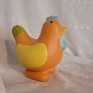 Orange Porcelain Chicken looking for new home